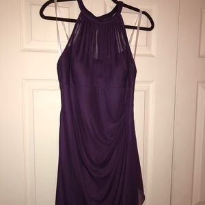 David’s bridal plum dress